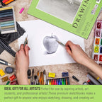 U.S. Art Supply 9" x 12" Premium Drawing Pad, 60 lb - Image 6