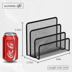 SUPEASY Mail Organizer for Desk, Mesh Metal Mail Holder Countertop - Image 3