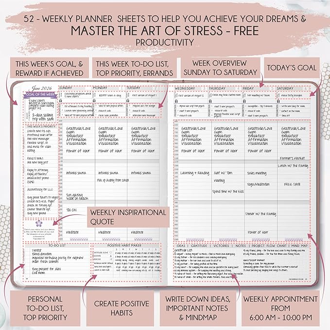 Law of Attraction Planner 2026 Deluxe - Image 4