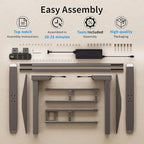 BIZUM Dual Motor Electric Standing Desk Frame - Image 8