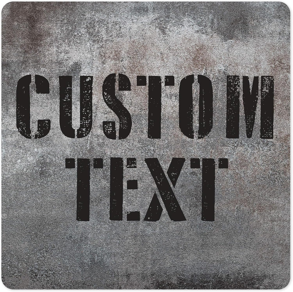 Custom Sign, Custom Street Sign, 11 Font Colors, 13 Font Styles, 4 Hole Options