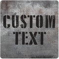 Custom Sign, Custom Street Sign, 11 Font Colors, 13 Font Styles, 4 Hole Options