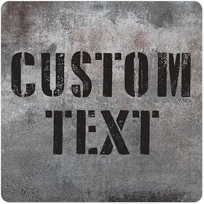 Custom Sign, Custom Street Sign, 11 Font Colors, 13 Font Styles, 4 Hole Options by MySignCenter