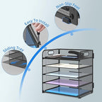 Supeasy 2 Pack 5-Tier Desk Organizer - Image 3