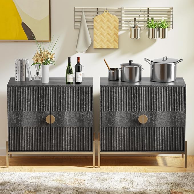 HOCAT 30.7" Accent Cabinet, Modern Buffet Cabinet - Image 7