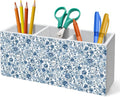 HUKINE Blue and White Chinoiserie Floral Pen Holder by Unknown