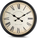 Bernhard Products Large Decorative Wall Clock 20 Inch Silent Non Ticking