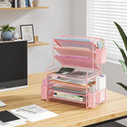 simple trending 7 tier desk file organizer, letter, package contents