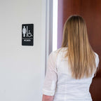 USA Made - Men's and Women's Restroom Signs ADA-Compliant Bathroom Door Signs - Image 8