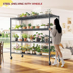 REIBII 55.5''W Storage Shelves 2500LBS Wire Shelving Unit - Image 2