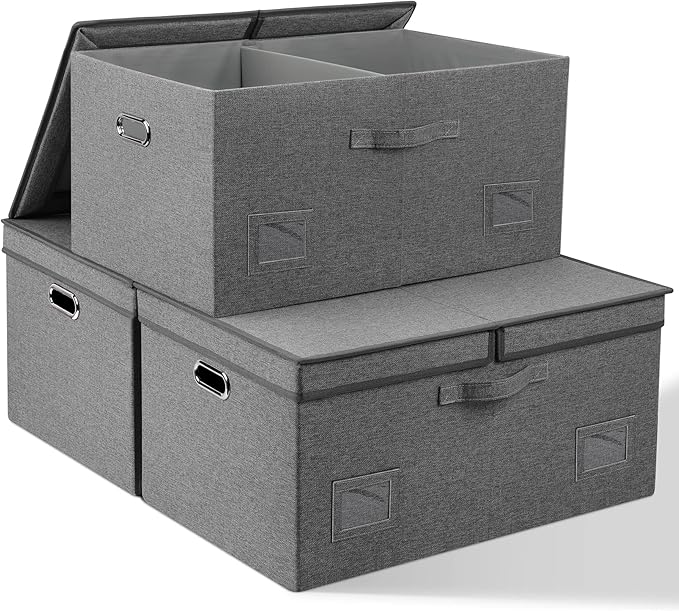 Graciadeco 75 Quarts Extra Large Decorative Storage Bins by GraciadecoStorage