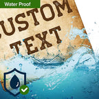Custom Sign, Custom Street Sign, 11 Font Colors, 13 Font Styles, 4 Hole Options - Image 7