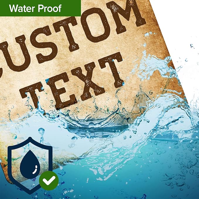 Custom Sign, Custom Street Sign, 11 Font Colors, 13 Font Styles, 4 Hole Options - Image 7