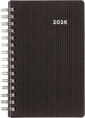 Brownline® 2026 DuraFlex Daily/Monthly Planner, Appointment Book, 12 Months, January to December, Twin-Wire Binding, 8" x 5", Black (CB634V.BLK-26)