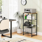 GEORIS 4 Tier Printer Stand, Spacious Floor Mount, Industrial, Printer Table - Image 5