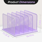 Kuntine.B Desk File Organizer Upright Mesh Desktop Organizer File Sorter Office - Image 2
