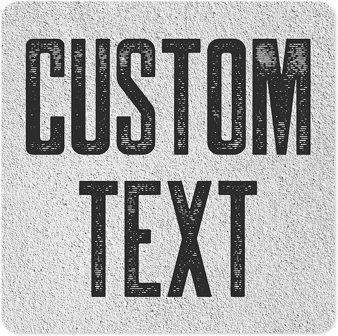 Custom Sign, Custom Street Sign, 11 Font Colors, 13 Font Styles, 4 Hole Options by MySignCenter