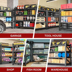 set of 2 48" wide heavy duty garage, package contents