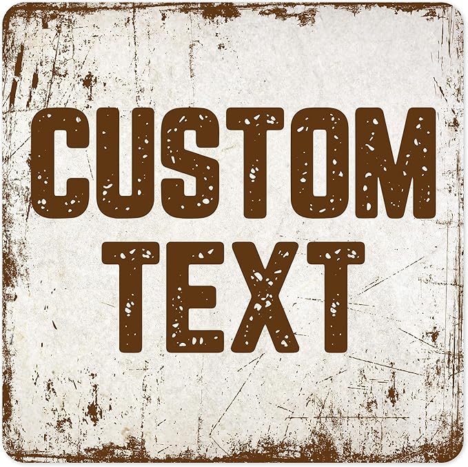 Custom Sign, Custom Street Sign, 11 Font Colors, 13 Font Styles, 4 Hole Options by MySignCenter
