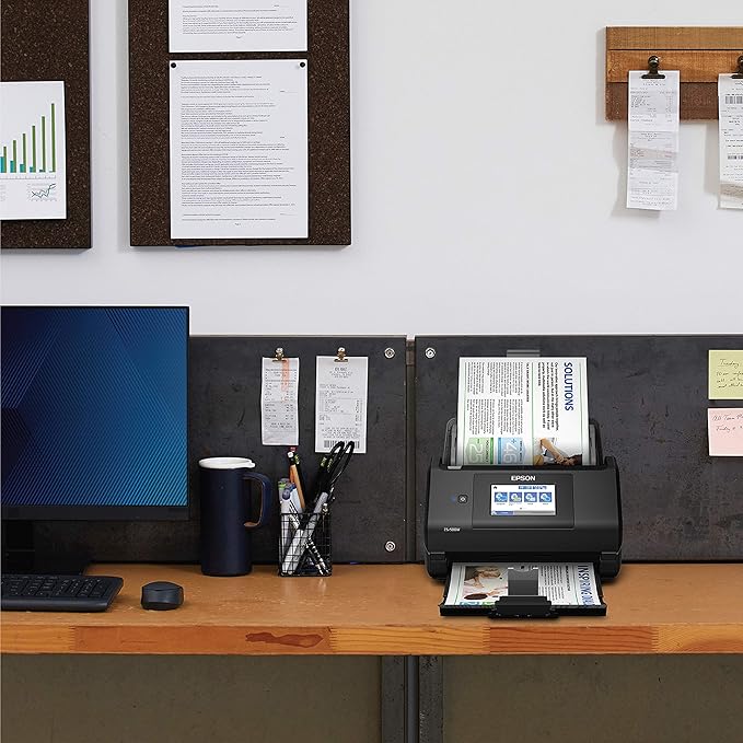 Epson Workforce ES-580W Wireless Color Duplex Desktop Document Scanner - Image 8