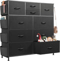 WLIVE Dresser for Bedroom with 10 Drawers, Fabric Dresser Chest of Drawers with by WLIVE