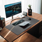 CENNBIE Leather Desk Mat, 39.3x19.6 Extra Large Desk Pad Blotter Protector - Image 2