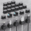 24 Pack Magnetic Cable Clip Organizer Cord Holder, Picozon Adhesive Cable by Picozon