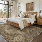 GENIMO 6x9 Area Rugs for Living Room, Machine Washable Non Slip Vintage Rugs - Image 9