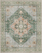 GENIMO 8x10 Area Rugs for Living Room, Machine Washable Non Slip Vintage Rugs - Image 7