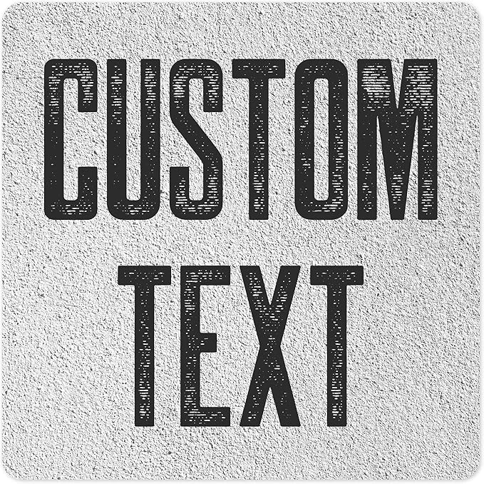 Custom Sign, Custom Street Sign, 11 Font Colors, 13 Font Styles, 4 Hole Options by MySignCenter