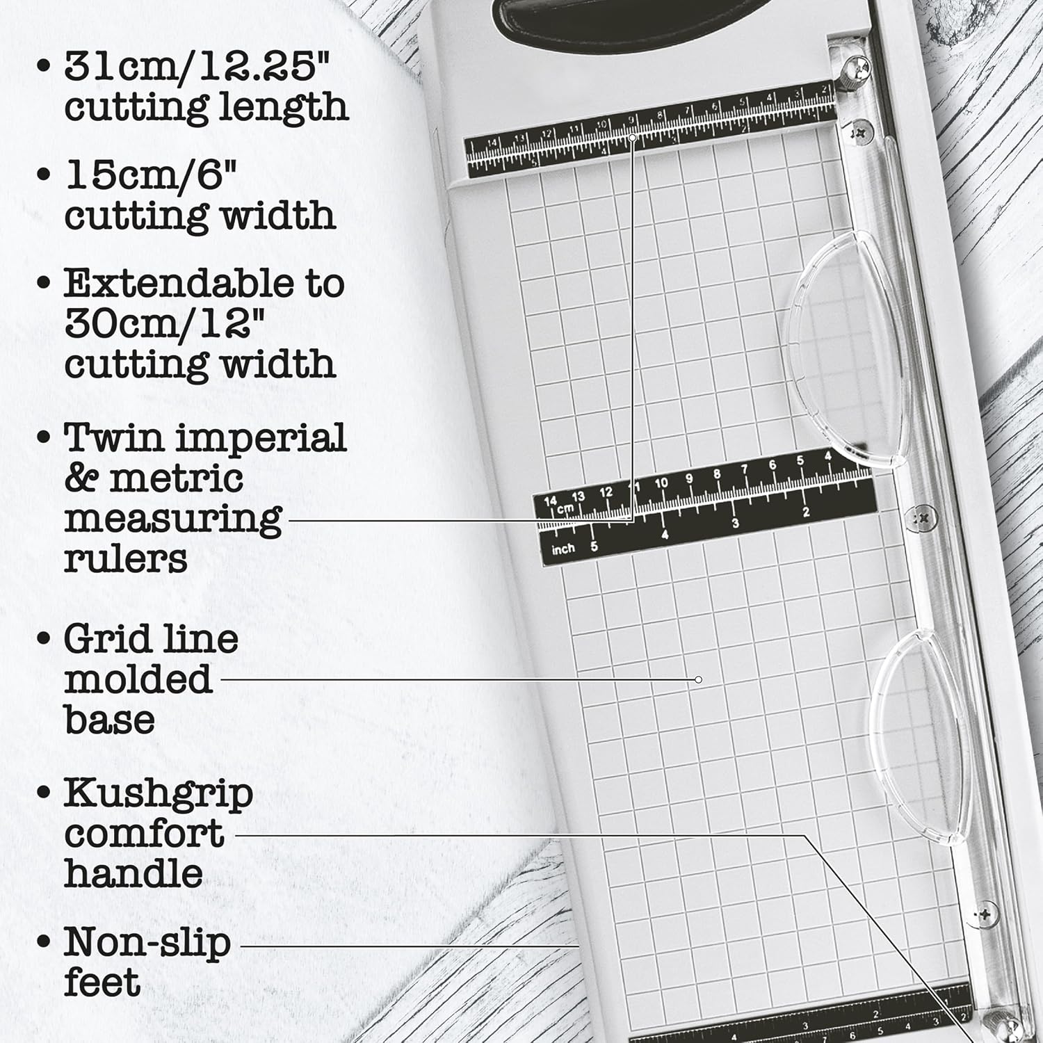 Tonic Studios Tim Holtz 12.25" Maxi Guillotine Paper Cutter