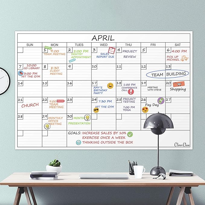 Large Dry Erase Wall Calendar - Image 7