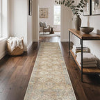 GENIMO Runner Rug 2x10 Non Slip Machine Washable Hallway Runner Vintage Rug by GENIMO