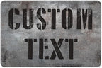 Custom Sign, Custom Street Sign, 11 Font Colors, 13 Font Styles, 4 Hole Options by MySignCenter