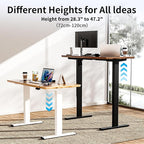 BIZUM Electric Standing Desk Frame, Height Adjustable Sit Stand Desk Base - Image 8