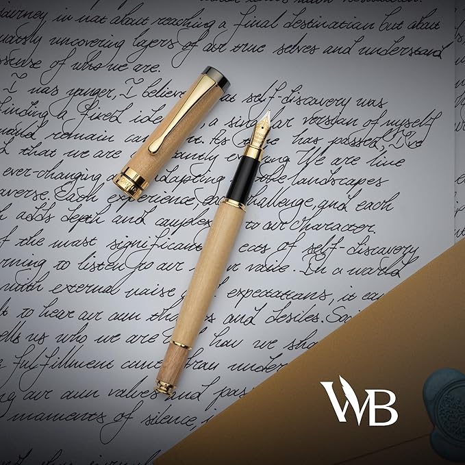 Wordsworth & Black Fountain Pen Gift Set, Includes Ink Bottle, 6 Ink Cartridges - Image 5