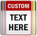 Custom Sign, Custom Sign for Business, Indoor/Outdoor use. 18x24 Inches by MySignCenter