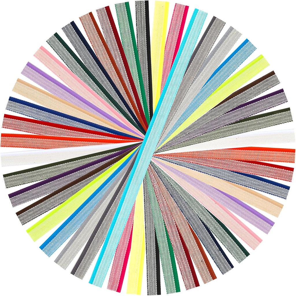 24 Pieces Book Binding Endbands 12 Inch 24 Colors Book Headband | Cotton Binding Kit for Bookbinding, Book Decor