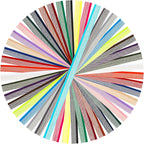 24 Pieces Book Binding Endbands 12 Inch 24 Colors Book Headband | Cotton Binding Kit for Bookbinding, Book Decor