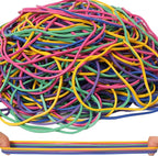 YOUOWO Rubber Bands Size #117A Multicolour 200g Strong Large Big Elastic Bands - Image 2