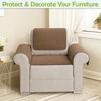 Couch Arm Covers, Waterproof Armrest Cover - Image 2