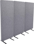 ReFocus™ Raw Freestanding Acoustic Room Divider 3 Pack – Reduce Noise and