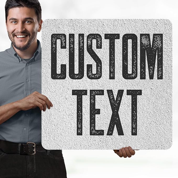 Custom Sign, Custom Street Sign, 11 Font Colors, 13 Font Styles, 4 Hole Options - Image 2