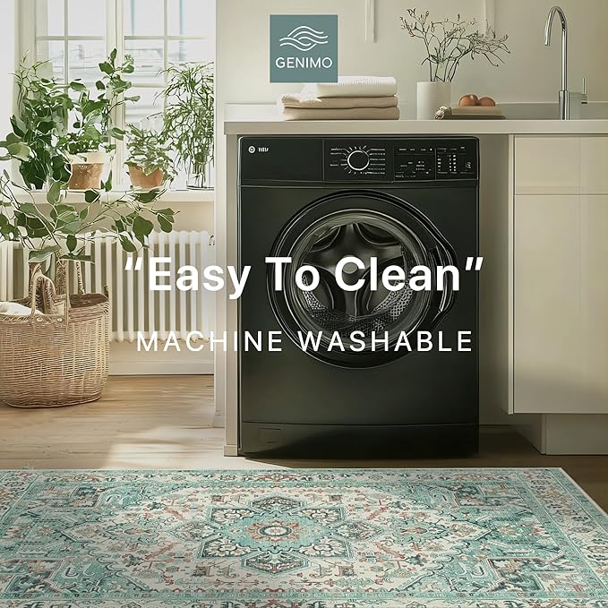 GENIMO Machine Washable 8x10 Area Rugs - Image 6