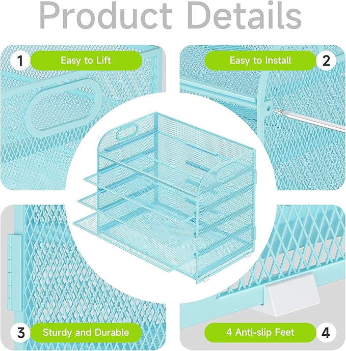 Cawukege 5 Tier Paper Organizer - Image 4