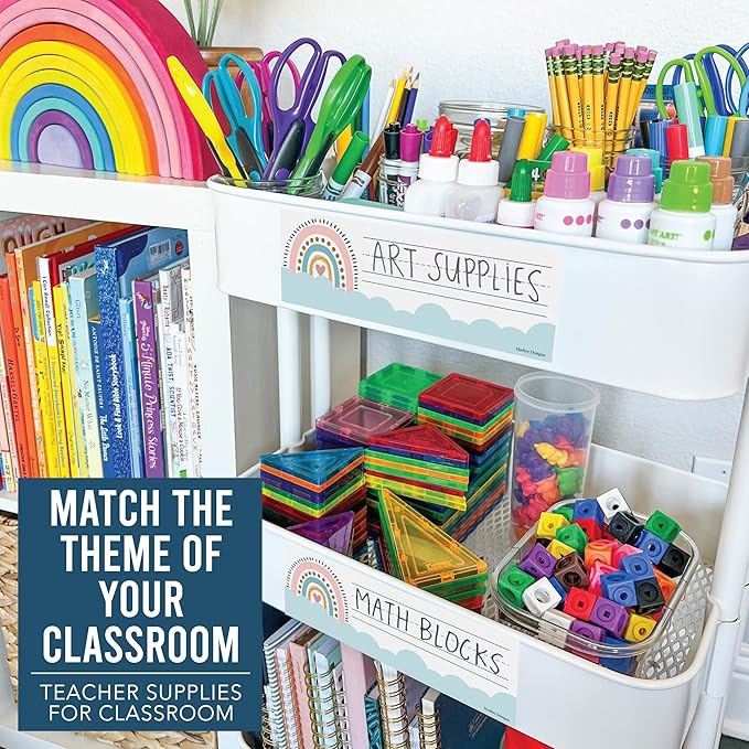 Desk Name Tags for Classroom -25 Student Name Plates for Classroom Kindergarten - Image 3