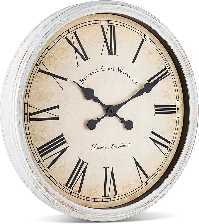 Bernhard Products Large Decorative Wall Clock 20 Inch Silent Non Ticking - Image 2