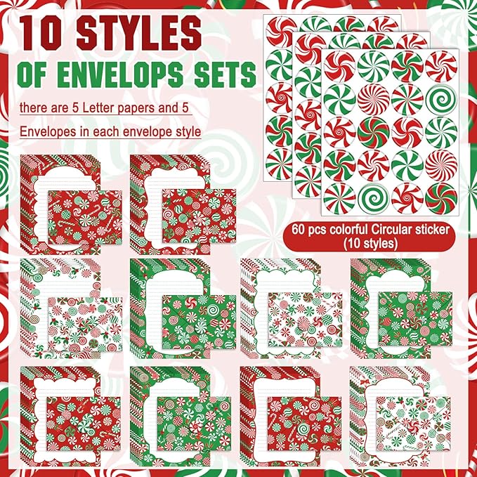 TaoBary 160 Pcs Stationery Paper Set 50 Double Sided Stationery Papers - Image 5