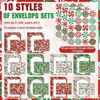TaoBary 160 Pcs Stationery Paper Set 50 Double Sided Stationery Papers - Image 5