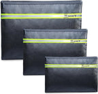 Fireproof Document Bag – 3 Pack Fireproof & Water- proof Document Organizer | by FRECOLSH